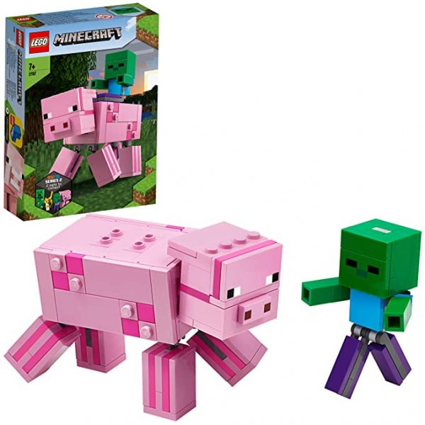 LEGO de cerdo y zombie de Minecraft